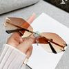 2026 Fashion New Women's Sunglasses UV400 Luxury Frameless Design Cat Eye Outdoor Leisure Vacation High Quality Women Sunglasses