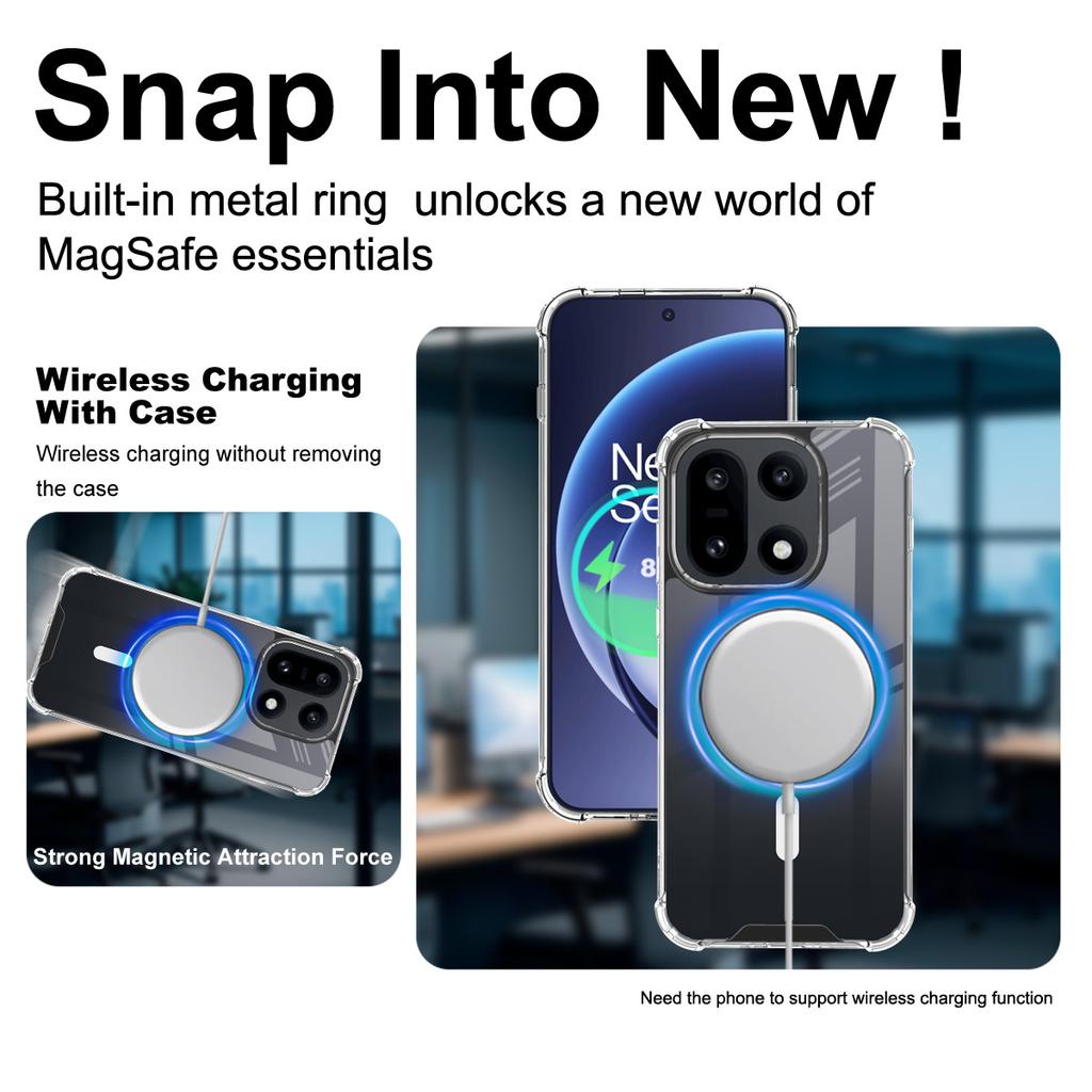 Für OnePlus 15 5G Handyhülle IMAK Stoßfest Weich Space Magnetische Hülle