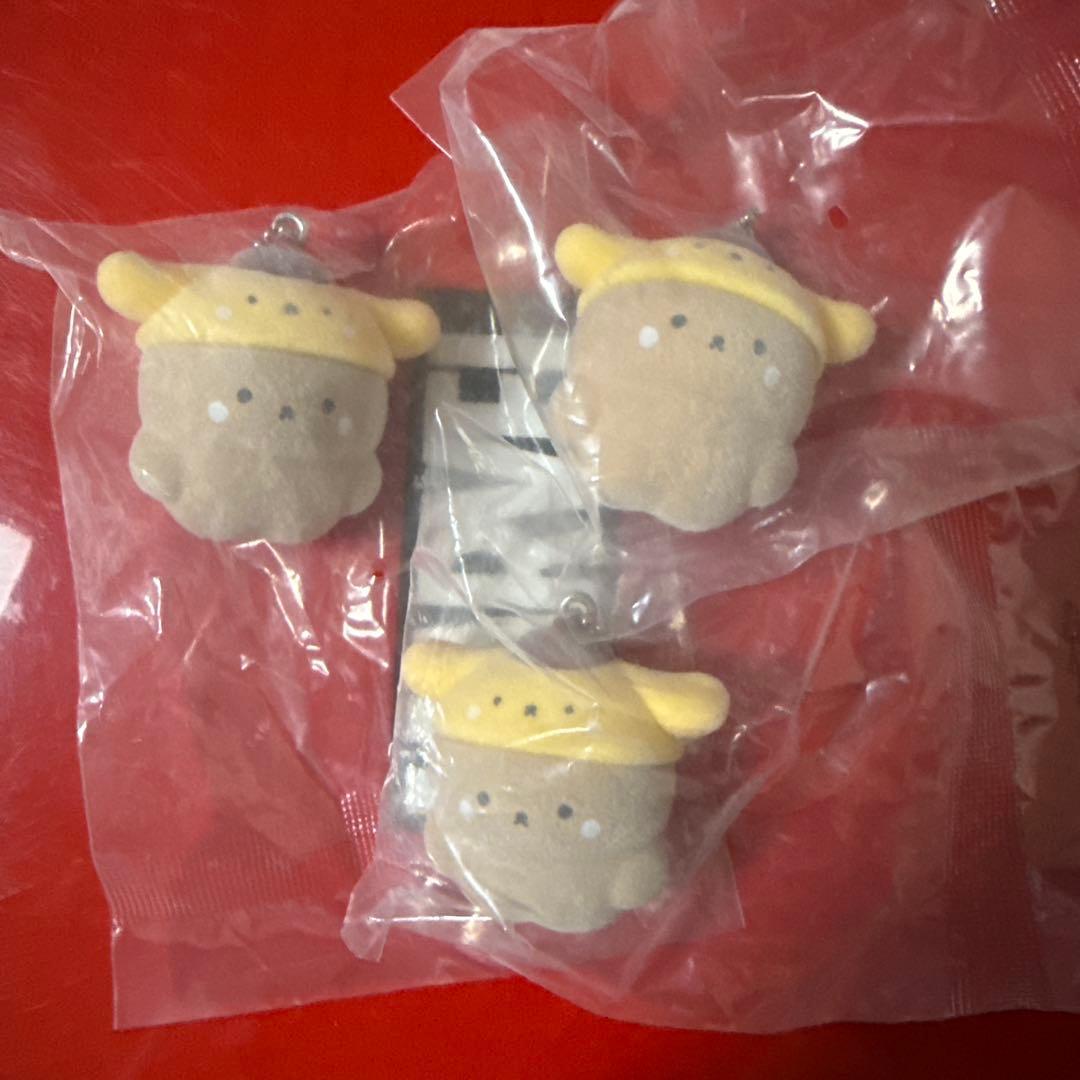 Pom Pom Purin Fluffy Flocky Mascot Studio Haneul Sold as a set of 3