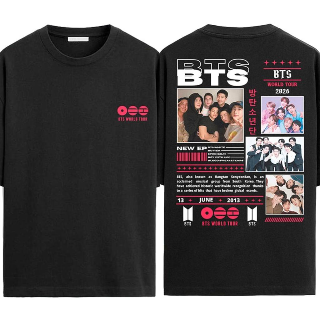 BTS ARIRANG TOUR T-shirt Women's Men's Korean Kpop Bts Graphic Soft Cotton Short Sleeve Casual Oversized Female Clothing