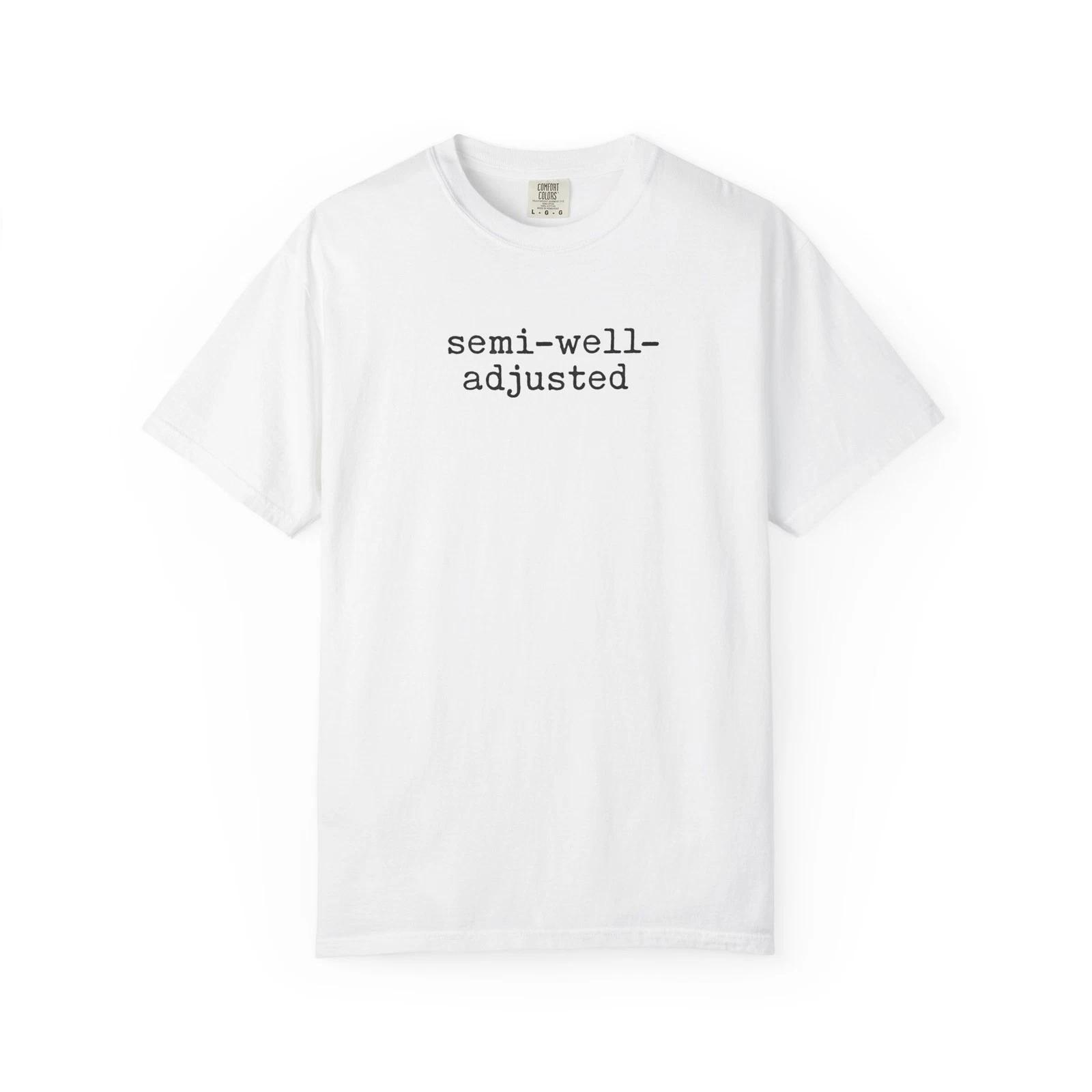 

Semi-Well-Adjusted T-shirt, Vintage Tee, Comfortable Shirt, Casual Top, Unisex 4XL