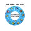 1pcs Thickened Double Airbag Inflatable Crystal Swim Circle Children's Summer Swimming Pool Floating Water Safety Beach Toys