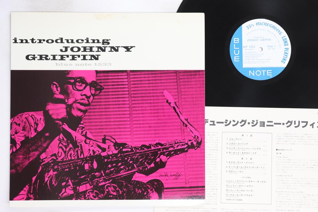 LP Record JOHNNY GRIFFIN - Introducing GXK8015,BLP1533 BLUE NOTE 1977 Japan Jazz Used