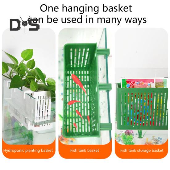 Aquarium Plant Holder with Hooks Fish Tank Plant Stand Aquarium Planter Cup Hydroponic Basket for Aquatic Plant Cultivation