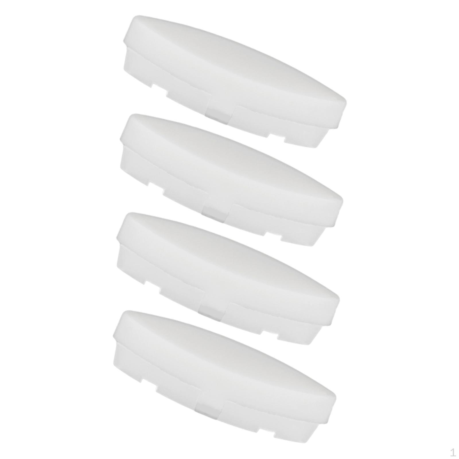 

4Pcs Toilet Seat Bumpers Replacement Kit Easy Installation Buffers Attachment Non Slip Cushioning