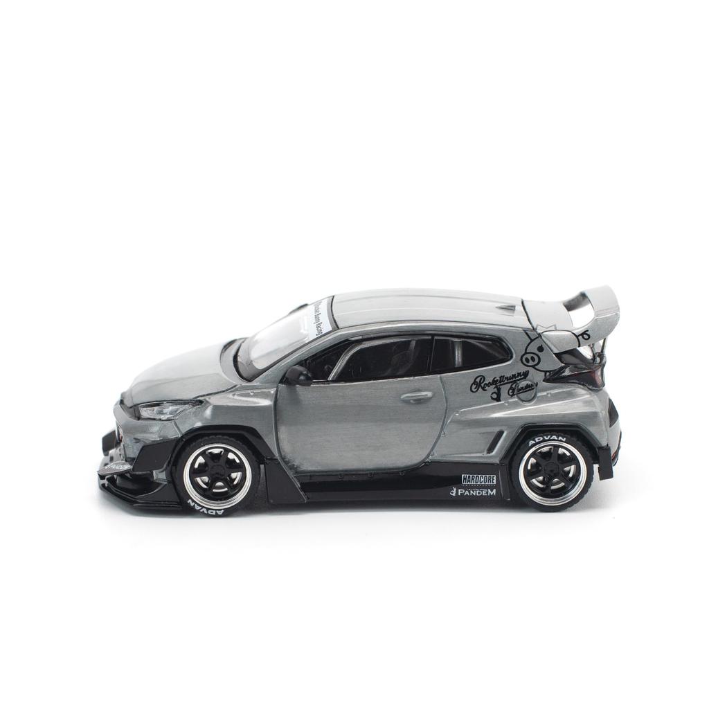 Genesis Company POP RACE 1/64 Pandem GR Yaris RAW Finish Fertigmodell PR640329