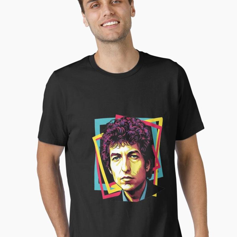 Bob Dylan Pop Art Retro Portrait TShirt