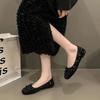 Zapatos para Mujer Nuevo Diseño de Lentejuelas Zapatos Planos para Mujer Zapatos de Ballet Suaves Antideslizantes Zapatos de Trabajo para Mujer Cómodos para el Trabajo