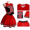 Takerlama RCH Printed Cheerleader Uniform Bring It On Cosplay Women's Fancy Dress Tank Top Mini Skirt Halloween Costume Clothes