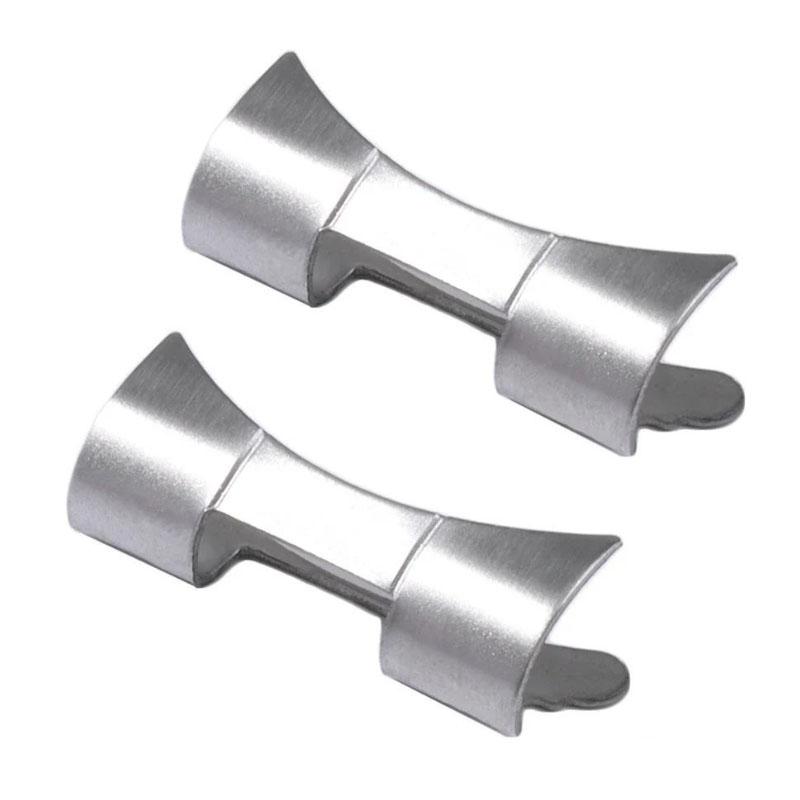 

18/19/20/21/22мм З єднувачі браслета з нержавіючої сталі для Oyster Jubilee Вигнута Плоска Кінцева Ланка для Seiko SKX007 SKX009 Адаптер для ремінця 18mm