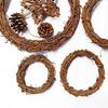 Natural Preserved Vine Circle Wreath for Christmas, Wedding & DIY Decor
