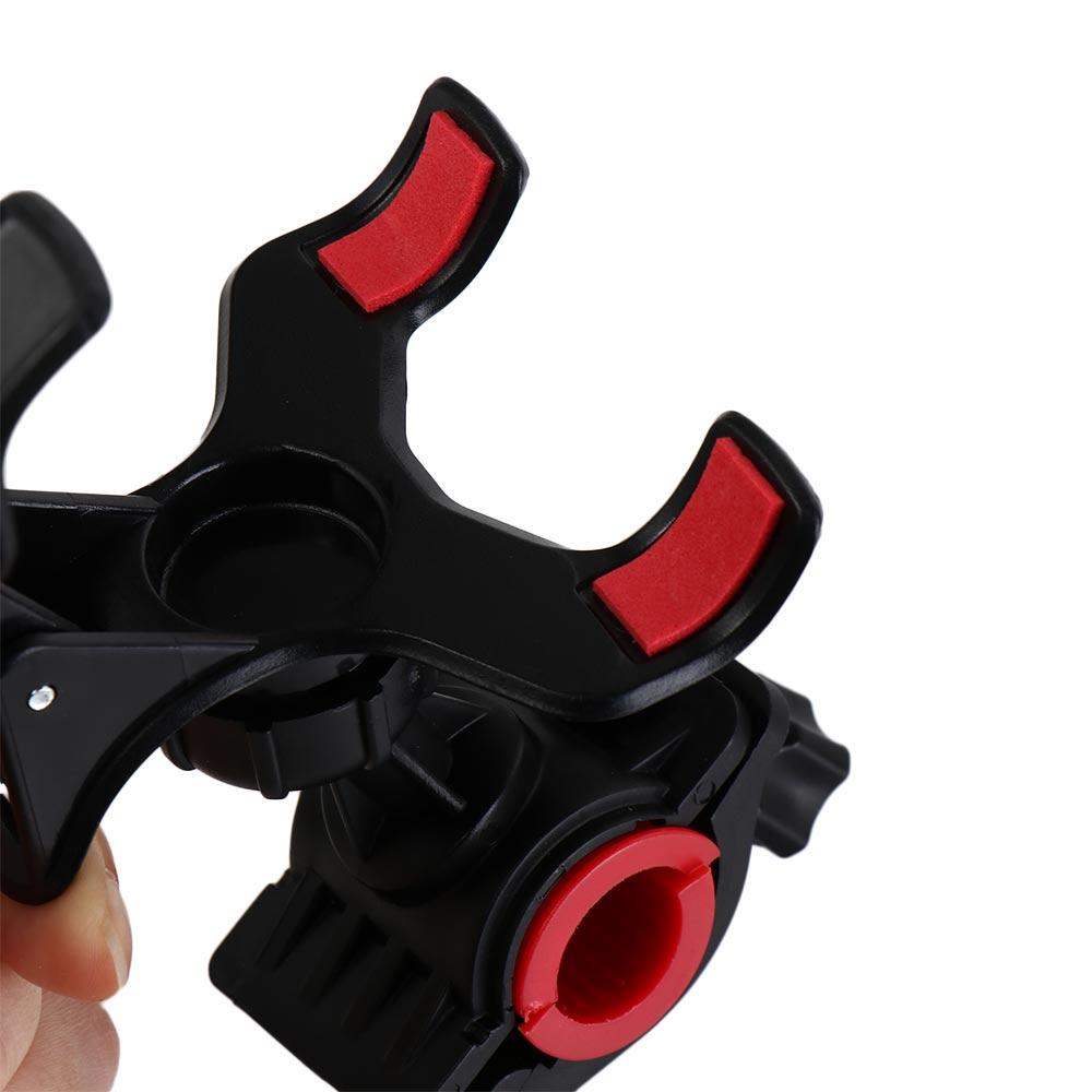 Universal Cell Phone Holder Black Bike Phone Holder Smart Phones Holder  For Smart Phones Mic