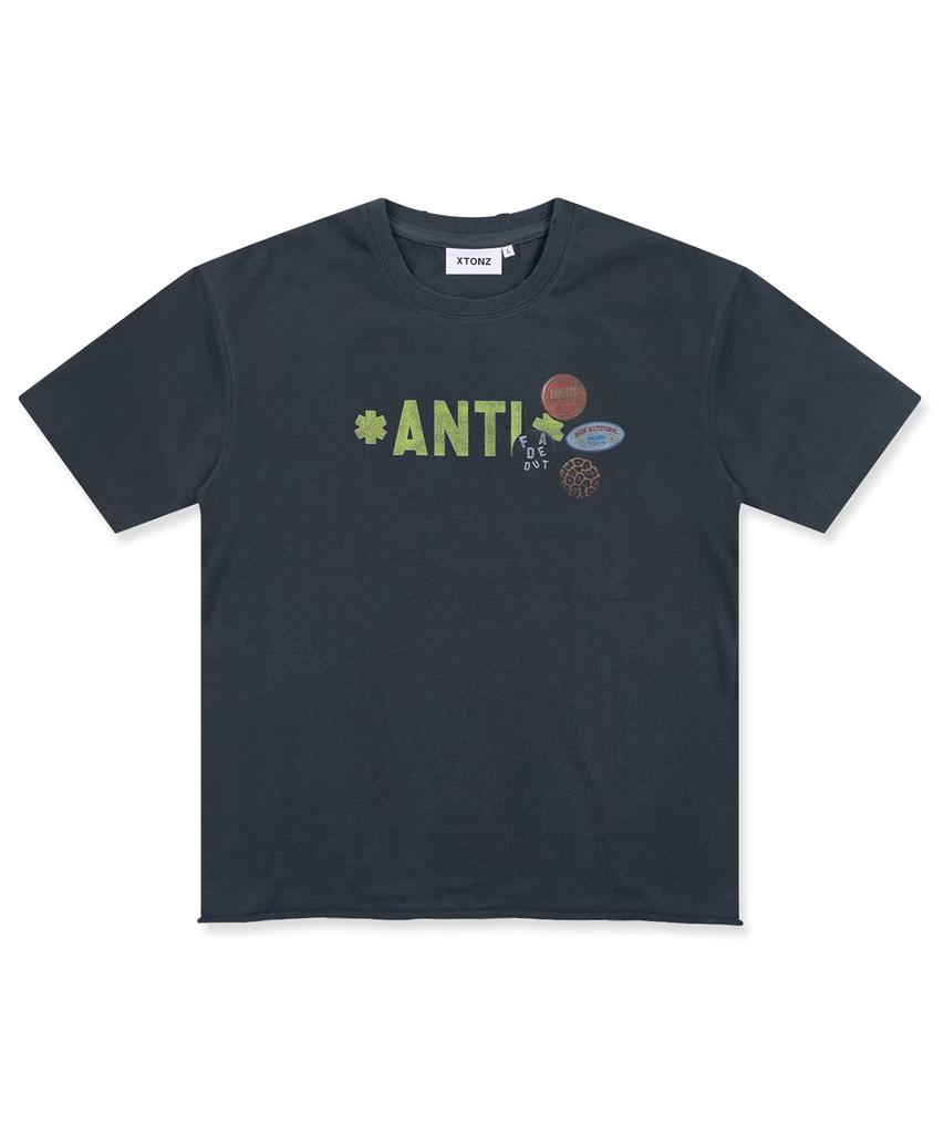 XTONZ Xf010 Anti-Pin Badge T-Shirt (Black)