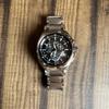 Used CITIZEN Citizen ATESSA Eco Drive Radio Solar Operating Item ATD53-3011 Men's Watch. .