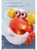Electric Music Crab Bubble Blower Toy for Children's Bath