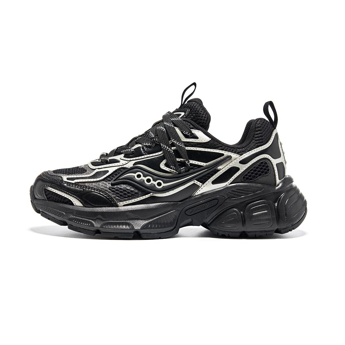 

SAUCONY 2K Cavalry Ретро Нескользящие Прочные Низкие Кроссовки для Повседневной Носки Унисекс Черный Серебристый S79053-2 41