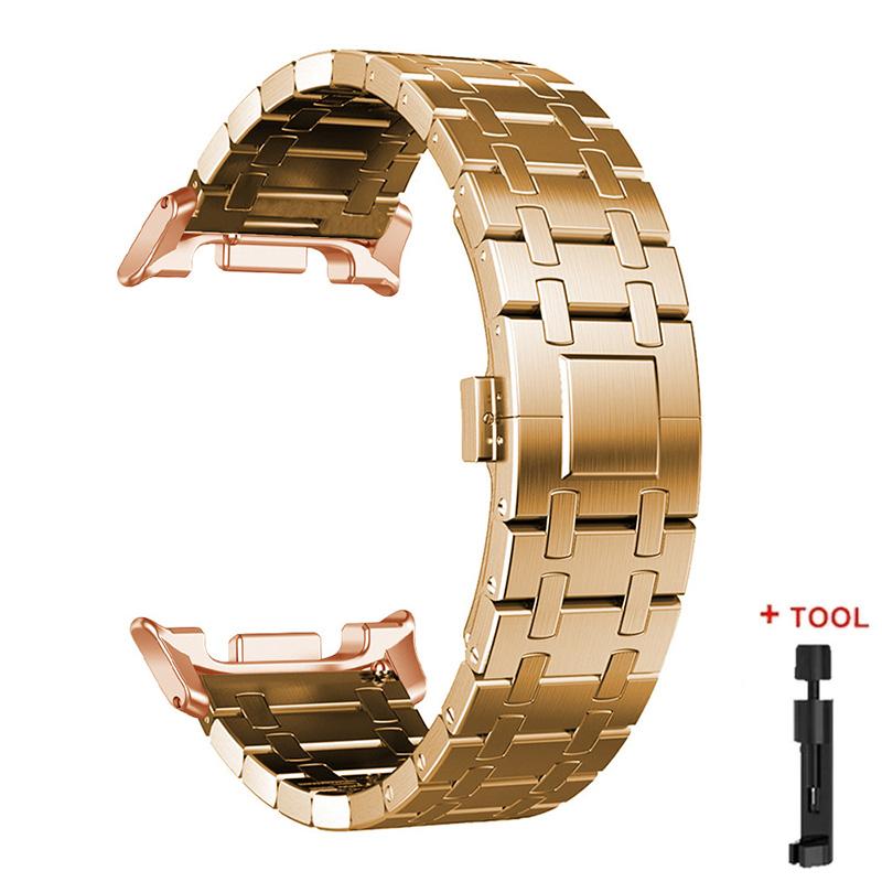 Stainless Steel Strap For Samsung Galaxy Watch 8 40 44mm/8 Classic 46mm Bracelet For Galaxy Watch 7 Ultra 2026 47mm Luxury Band