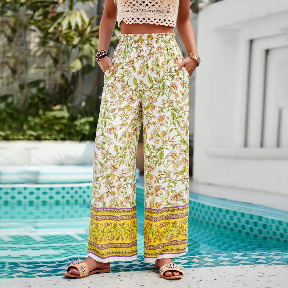 

Весенние и летние повседневные брюки широкого кроя XL