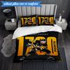 3PCS Pittsburgh Hockey Player Crosby Bedding Set,Including 1pc Duvet Cover And 2pcs Pillowcases Perfect for Bedroom, Dormitory, Fan Christmas gift
