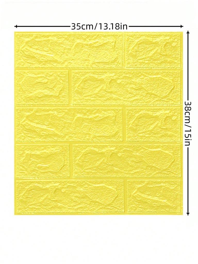 Home decoration supplies Wall decoration peel wallpaper brick detachable wallpaper peel paste self-adhesive 5 sheets 1 set