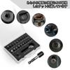 Anfiodas 22-Piece Hex Bolt Extractor Set for Stripped Screws, Broken Bolts, and Thread Repair Kit, Multi-Size, with Storage Case [Parallel Import]