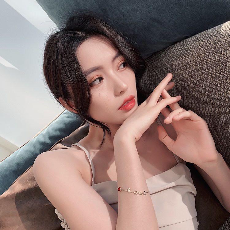 Bracelet Female Student Korean Edition Bracelet Super Fairy Girl Heart Bracelet Sister Birthday Gift Bracelet