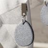 Marble Tablecloth Weight with Metal Clip, Teardrop Shape Table Cover Weight, Outdoor Party Picnic Dinner Tablecover Pendant Stone