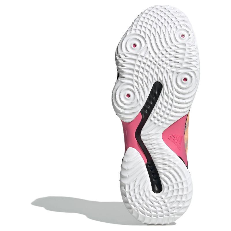 Adidas PRO VENTILATE LOW Cushioning Anti-Slip And Wear-Resistant Low-Top Basketball Shoes Unisex Pink Orange Black Sneakers JH5840