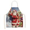 Linen Anti-Fouling Kitchen Apron with Halter Neck