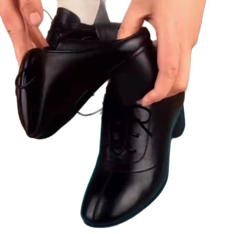 Soft Leather Single Shoes - New Style, Chunky Heel, Low Heel, Women's Shoes, Square Toe Shoes