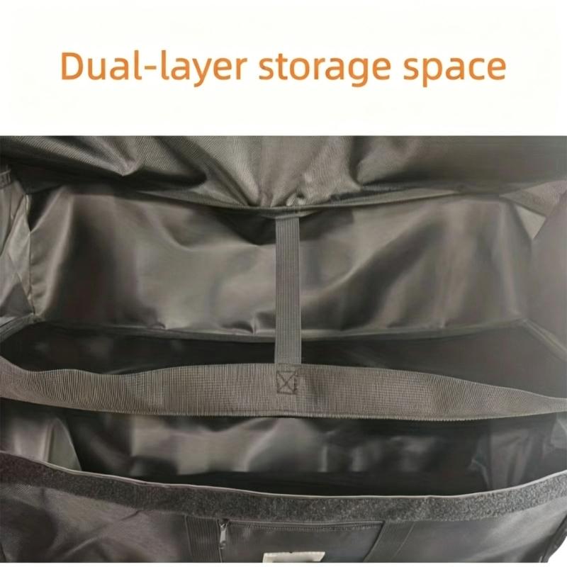 Wear Resistant Double Layer Equestrian Storage Bag Large Capacity Stall Front Bag for Horse Tacks Accessories Enduring