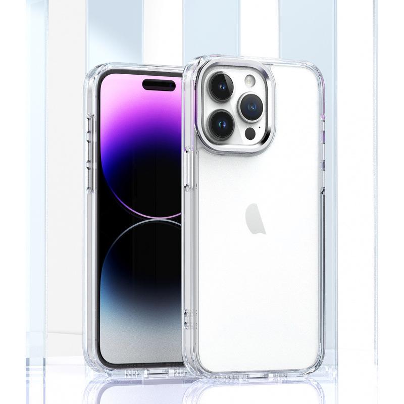 

Apple iPhone 16 Pro Max Transparent Bright Shadow Full Coverage Anti-Drop Case iPhone 16 Pro Max прозрачный