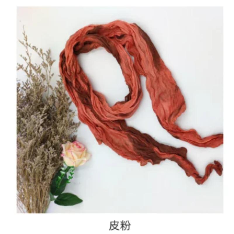New Tie-dyed Irregular Color Womens Wear Scarf Womens Wear Scarf Autumn Winter Fashion Scarf Warm Silk Scarf Wraps Scarves Shawl