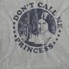 Star Wars Womens/Ladies DonÂ´t Call Me Princess Leia Heather T-Shirt
