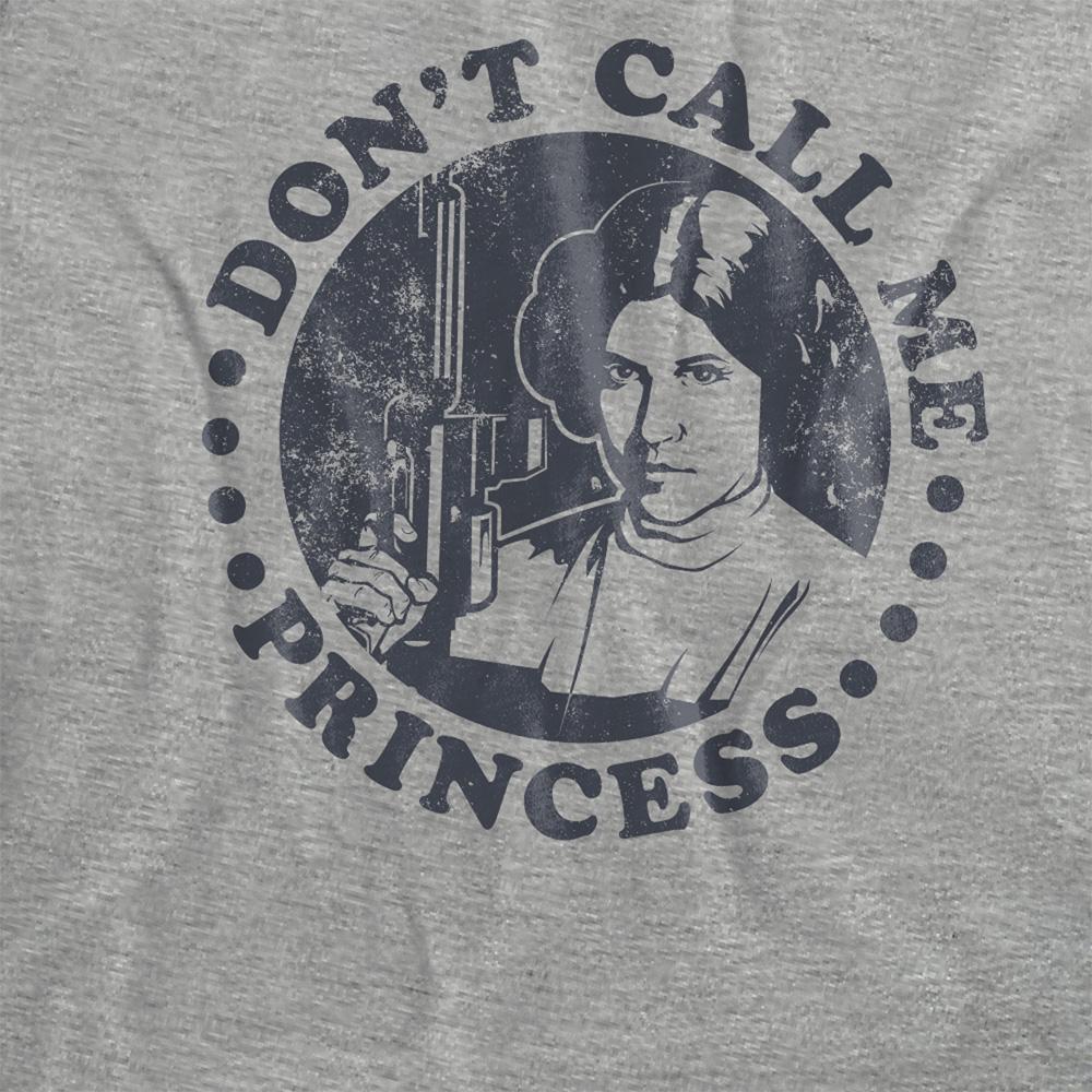 Star Wars Womens/Ladies DonÂ´t Call Me Princess Leia Heather T-Shirt