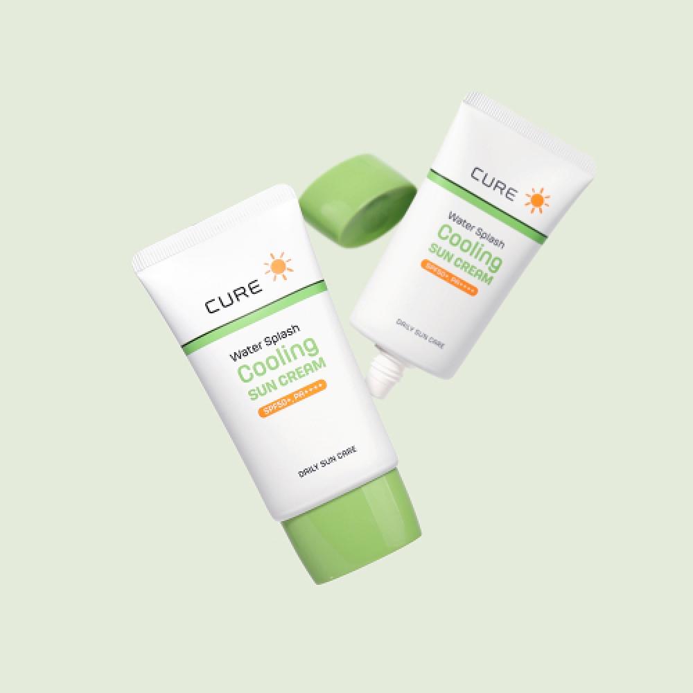 Kimjeongmoonaloe Cure Water Splash Cooling Sunscreen 40ml 2pcs