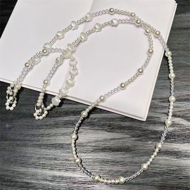 

Жемчужная цепочка, кроссбоди, шнурок для телефона и плечевой чехол двойного назначения