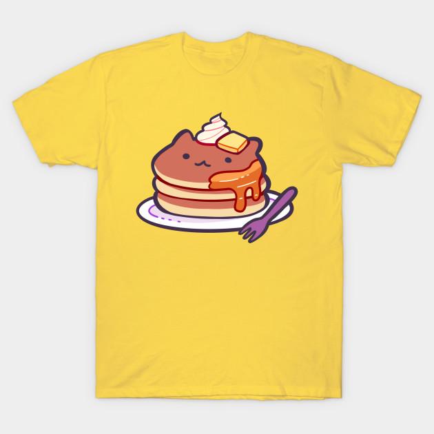 

Men Black Print T-shirt Cat Pancakes No-Cut Transfer Paper Print Cotton Tshirt 4XL жовтий