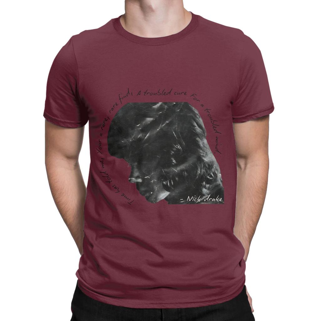 Nick Drake T Shirt Unisex 100 Cotton Vintage Tshirt Crewneck Tee Shirt Short Sleeve Clothing Gift Idea