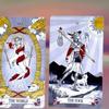 12*7cm Tarot Tajemne Lustro Kobieca Sztuka Tarot W Bogatej Symbolice Z Monochromatycznym Obszarem:Czarny, biały, czerwony, złoty – z przewodnikiem