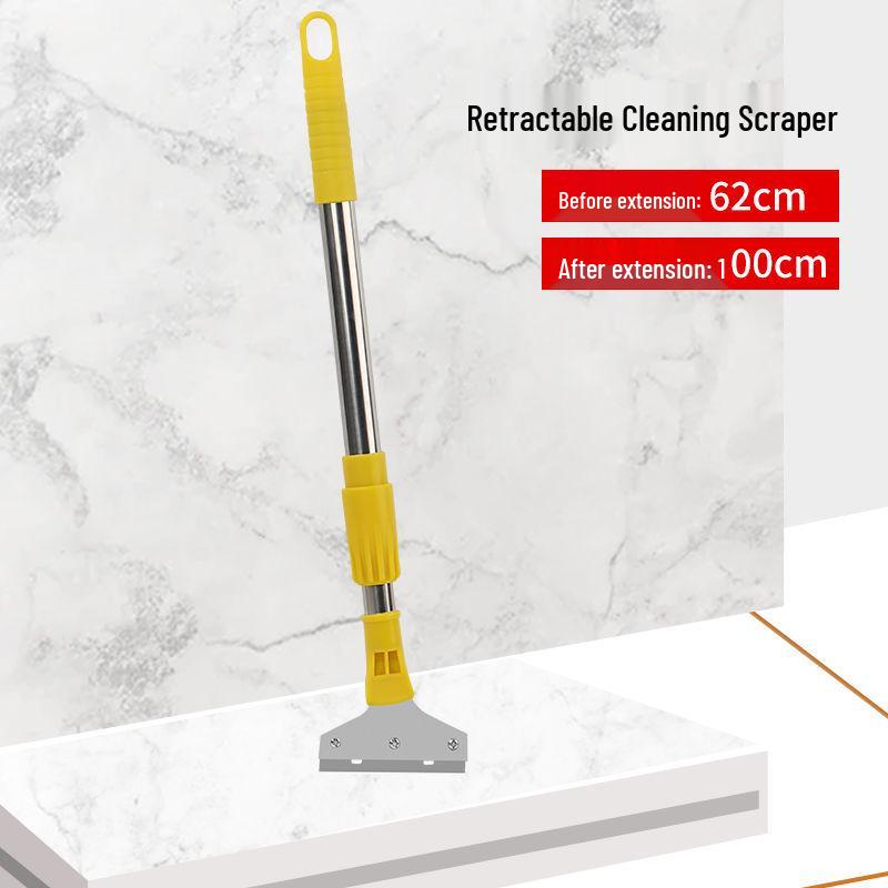 Telescopic Long Handle Heavy Duty Scraper for Grout and Glue Removal