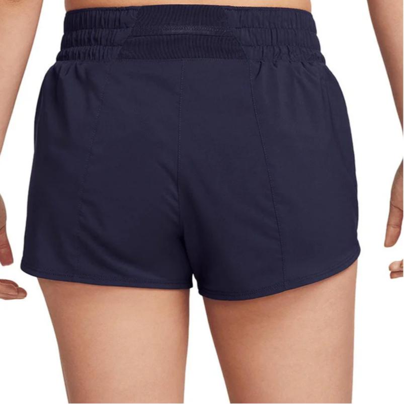 Nike Dri-FIT One Swoosh Logo Printed Sports Shorts Women shorts Deep-Purple FB4929-555