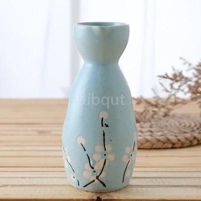 Restaurant decoration Decorative sashimi Salmon garnish bottle Dry ice small pot ice cup Wine bottle Japanese creative ceramics