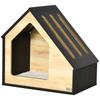 Dog House Indoor Dog Cave with Cushion Dog House Dog Cave with Sloped Roof Cat House for Small Dogs Up To 8 Kg 60 X 40 X 59.2 Cm, Brown