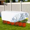 Thermal Insulation Plant Cover Garden Raised Bed Cover Freeze Protection Adjustable Drawstring