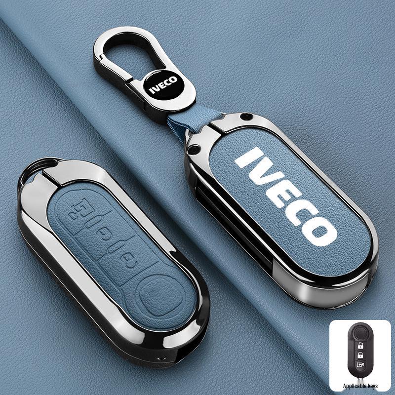 Iveco Ousheng 2021 Car Key Case: Modified Remote Key Protective Bag with Buckle