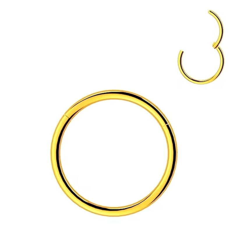 

Leave it on earrings [Single ear sale] Metal allergy correspondence 6 colors in total silver gold pink gold black blue rainbow body body piercing body