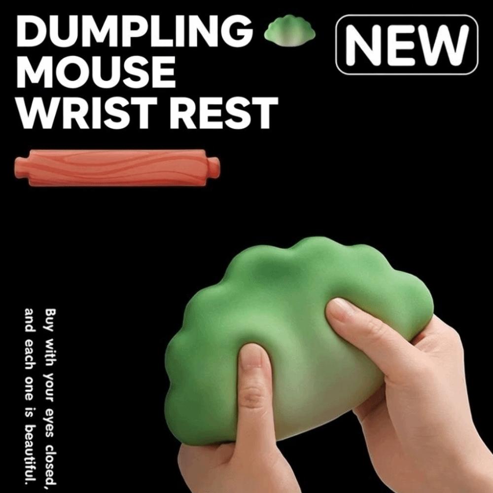 Ergonomic Keyboard Hand Rest Dumpling Mouse Pad Wrist Rest Cute Mouse Wrist Rest  For Office Games
