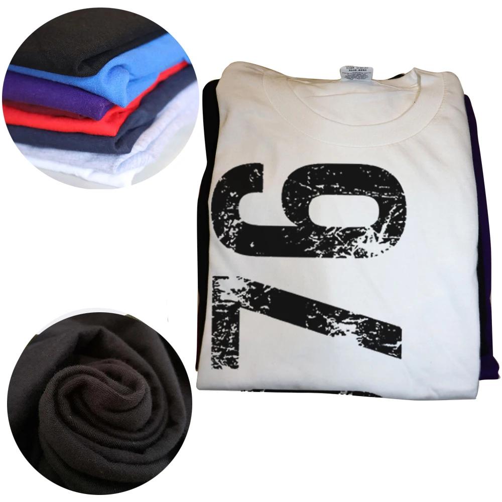 48th Birthday 48 Years Man Woman Retro Vintage 1976 Gift Tee Tops Round Neck Fashion Tshirt Clothing Casual Basic T-shirts