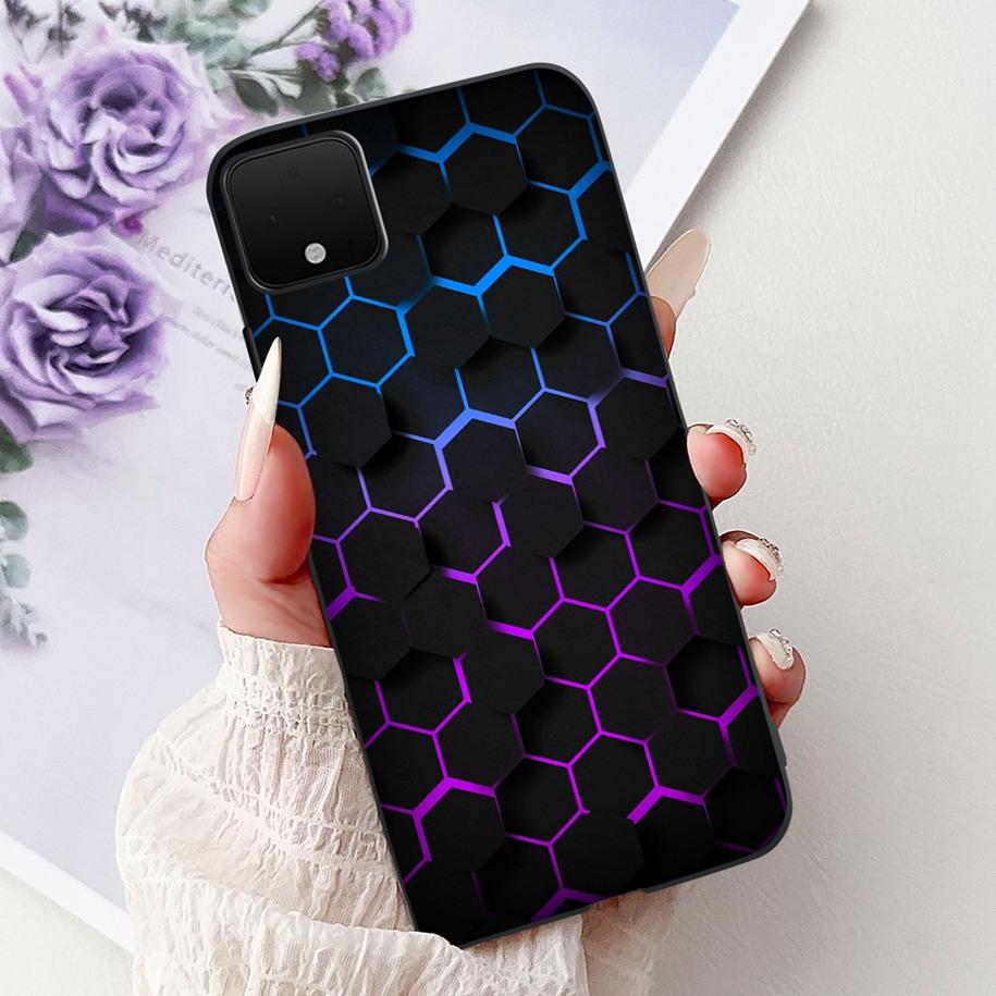 Pour Google Pixel 4 XL Coque Pixel XL4 Housse Marbre de Luxe Dessin Animé Silicone Souple TPU Étuis de Téléphone Pour Google Pixel 4XL G020J Pare-chocs